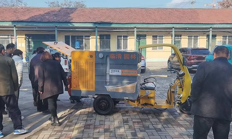 高壓沖洗車培訓現(xiàn)場