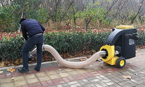 小型樹葉收集器，環(huán)衛(wèi)道路吸葉，園林修剪廢料回收輕松方便