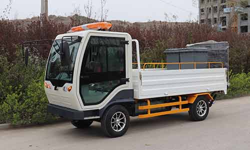 電動八桶式垃圾清運(yùn)車?yán)皩Ｓ幂p松解決