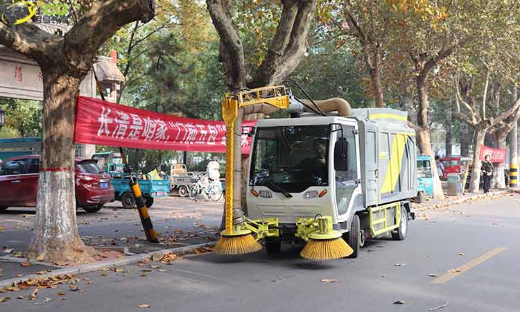 純電動樹葉收集車