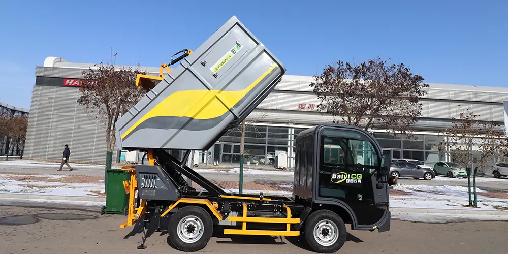物業(yè)用垃圾車 街道辦垃圾車 景區(qū)垃圾車 電動(dòng)垃圾車多少錢 側(cè)掛式電動(dòng)垃圾車